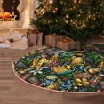 thumbnail image 5 of Sikiie Hawaiian Culture Symbols Nativity Christmas Tree Skirt, Jesus Christian Winter Holiday Tree Mat Decoration(30-48IN)48", 5 of 6