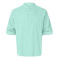 thumbnail image 4 of Mens Short Sleeve Button Down Shirts 3xl Tall Dress Shirts for Men Slim Fit Stretch 3xl Tshirts Shirts for Men 6xl Polyester T Shirts for Men Big and Tall Linen Shirts for Men Long Sleeve, 4 of 5