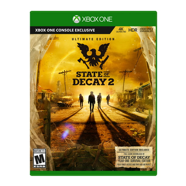 Maak plaats Pak om te zetten verbanning State of Decay 2: Ultimate Edition, Microsoft, Xbox One, 889842320411 -  Walmart.com
