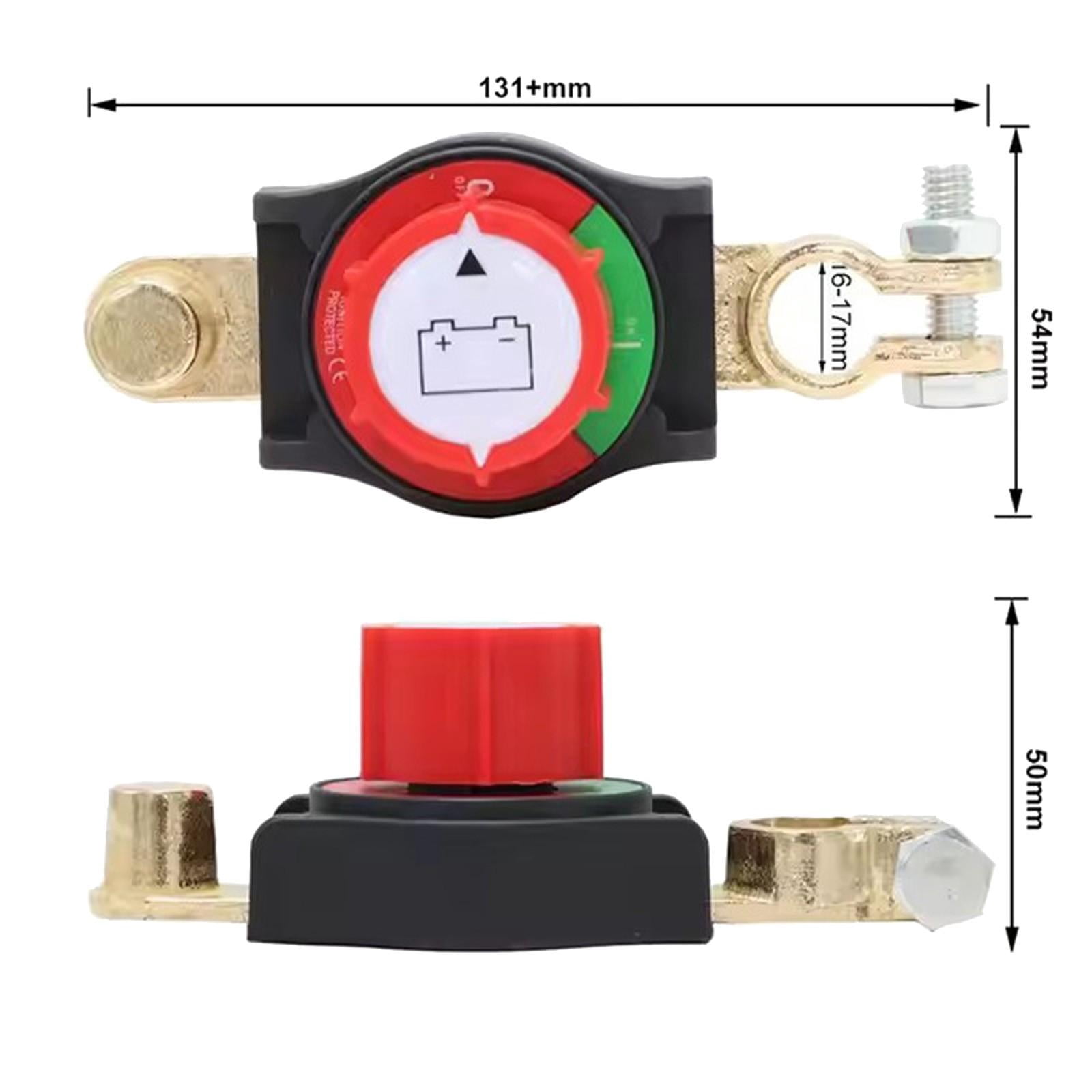 Interior Accessories for Car | Car Accessories Interior | High Capacity Battery Disconnect Switch, Car Interior Accessories Modified Power Cut Off Switch for Vehicle Rv Boat, 1