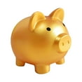 thumbnail image 3 of PPgejGEK Stocking Stuffers for Kids Golden Pig Savings Creative Children's Educational Gift Birthday Brainstorming Holiday Savings, 3 of 3