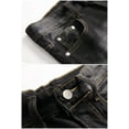 thumbnail image 5 of LZLER Stretch Jean Shorts for Men Ripped Denim Shorts Black Jeans Shorts, 5 of 6
