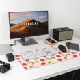 thumbnail image 6 of Bingfone Hand Drawn Strawberry Large Gaming Mouse Pad,Extended Desk Mousepad with Stitched Edges,Non-Slip Base,Water Resist Keyboard Pad for Gamer, Office & Home, 29.5 x 16 in, 6 of 6
