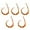 C1 L, variant on 5Pcs/bag Soft Spare Swing Tail Colored Silicone Silk Skirt Soft Tairaba SpareTie Replacement Jig Lures Accessory (C5 L)