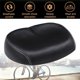 thumbnail image 3 of Sillín ergonómico sin nariz para bicicleta - Diseño ancho con amortiguación en PU, ideal para ciclismo prolongado (color negro), 3 of 6