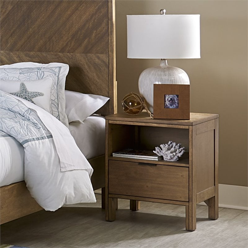 Progressive Strategy Nightstand in Jute
