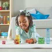 hand2mind Numberblocks One to Five Sensory Bottles, Elementary Math & Counting Toys, Ages 3+