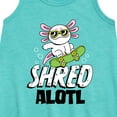 thumbnail image 2 of Instant Message - Shred Alotl - Toddler and Youth Girls A-line Dress, 2 of 5