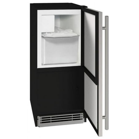 U-Line - 15” 25-lb Crescent Ice Maker - White