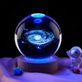 thumbnail image 2 of MyArtWe 3D Crystal Ball Colorful Night Light Galaxy Table Lamp, 2 of 8