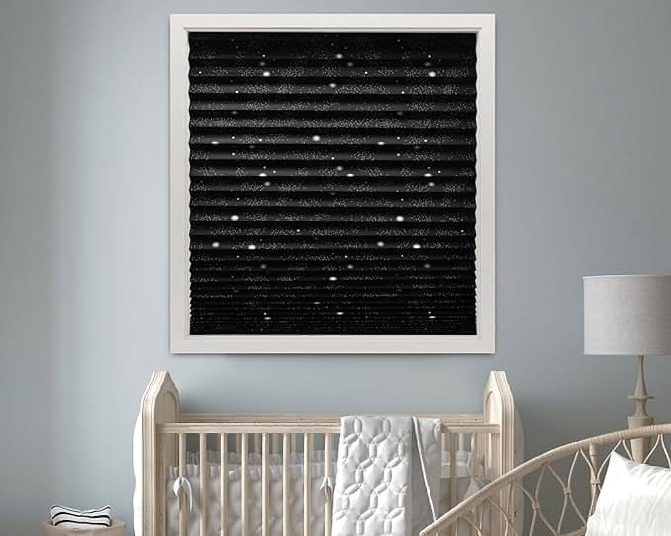 Redi Shade No Tools Original Light Filtering Pleated Paper Shade Galaxy, 36" W x 72" L, 4 Pack
