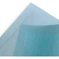 thumbnail image 2 of Dainty Home Moderna Woven Textilene Crossweave With Gradient Stripes Reversible 13" x 19" Rectangular Placemat Set of 4 in Blue, 2 of 3