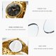 thumbnail image 5 of Relojes de pareja CHENXI Reloj de cuarzo Reloj de pulsera de moda con acero inoxidable, 5 of 8