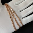 thumbnail image 3 of 10K SOLID Rose Gold Rope Chain ,Real Rose Gold Rope Chain Necklace 2.2mm-3.5mm 16-26 inches, Heavy Real 10K Gold Rope Chain,  Men and Women (Width:3.2mm; Necklace length:20;), 3 of 5