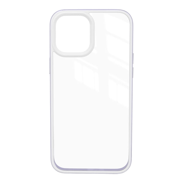 Funda transparente para iPhone 12 de 6,1 pulgadas, TPU y PC, a prueba de golpes, delgada, que no amarillea, con corte preciso