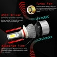 thumbnail image 4 of Kit de Conversion d'Ampoule de Phare LED OSRAM COB 6000K Faisceau Haut-Bas Hi-Lo, 4 of 6