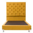 thumbnail image 2 of Box Base Cama + Cabecera Capri Matrimonial Mostaza Dicasa Capri Bless, 2 of 8