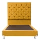 thumbnail image 2 of Box Base Cama + Cabecera Capri Matrimonial Mostaza Dicasa Capri Bless, 2 of 8