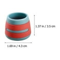 thumbnail image 2 of FOMIYES 8Pcs Chair Foot Cover Mats Easy Install Furniture Leg Pads for Dining Kitchen Chairs, 2 of 7