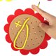 thumbnail image 1 of Sunflower thread toy handmade DIY woven fabric, 1 of 2