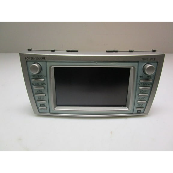 Pre-Owned 2007-2009 Toyota Camry Radio Receiver Navigation Display Screen OEM - Verify Specific Vehicle Fitment In Description - (Good)
