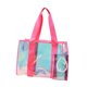 thumbnail image 2 of Bolso de playa bolso grueso PVC Bolso de hombro para mujeres casuales grandes para un solo hombro para el festival de música Picnic piscina de piscina Rosa, 2 of 8