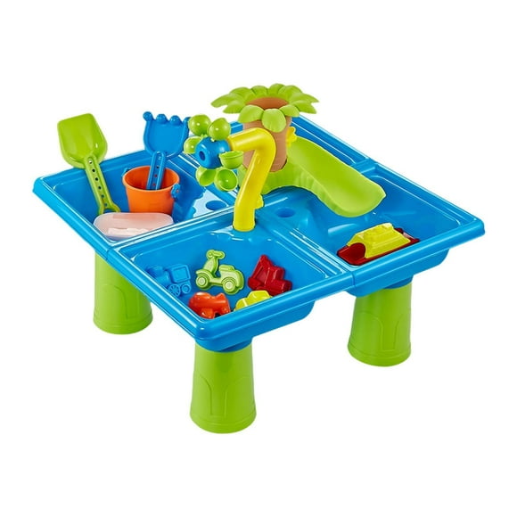 Lipstore Kids Sand Water Table Activity Sensory Play Table for Backyard Girls Age 3-5