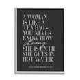 thumbnail image 4 of Stupell Industries A Woman Is Like Historical Eleanor Roosevelt Quote, 11 x 14, Design by Lux + Me Designs, 4 of 5