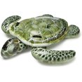 thumbnail image 2 of Realistic Sea Turtle Inflatable Ride On Pool Float with Heavy Duty Handles for Pool Rafts and Inflatable Ride Ons, 2 of 5