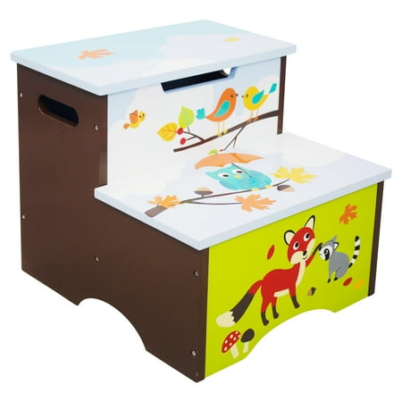 Wooden Step Stool - Fantasy Fields Enchanted Woodland Step Stool