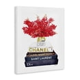 thumbnail image 2 of Stupell Industries Contemporary Fashion Designer Red Flower Bookstack Watercolor Canvas Art, 16 x 20, by Amanda Greenwood, 2 of 7
