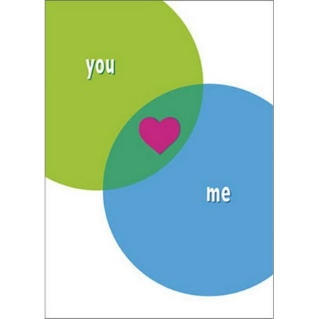 Venn Diagram Math - Avanti Press Venn Diagram Love A*Press Valentine's Day Card