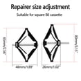 thumbnail image 3 of PEONAVET Cassette Repairer Universal Cassette Repairer Junction Box Socket Bottom Box Retainer Box Repair Socket Bottom Box Retainer Tool 10pcs, 3 of 9