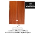 thumbnail image 6 of Premium Padauk Electric/Bass Guitar Wood Body Blanks 21" x 14" x 1-3/4" (2 Piece, Unglued, Planed) - Showcase Your Style with Unique and High-Quality Materials, 6 of 7