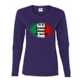 thumbnail image 2 of Wild Bobby, Italian Soccer Its Coming to Rome, Sports, Women Graphic Long Sleeve Tee, Purple, Large, 2 of 4