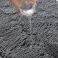thumbnail image 3 of LammaLoe Bath Rug, Chenille Bathroom Rug, Absorbant Bath Mat For Bathroom Decor, Shower Mat 17x24 & 20x32 Pack, 3 of 6