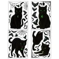thumbnail image 1 of 4 pegatinas de Halloween para , diseño de silueta de murciélago y negro espeluznante, ideal para dormitorio y festival., 1 of 9