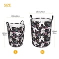 thumbnail image 4 of KLL Cute Poodle Dog Waterproof Foldable Laundry Hamper Bucket with Handles for Storage Bin,Kids Room,Home Organizer (Small ), 4 of 7
