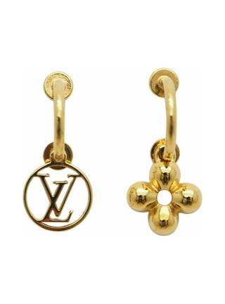 Authenticated used Louis Vuitton Louis Vuitton Pendant LV Instinct Necklace M00521 Metal Silver Gunmetal Gold Initial Monogram Flower Vuitton, Adult
