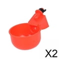 thumbnail image 1 of Vasos de agua para aves de corral,Dispensador de vasos para beber agua para pollos con baldes,Comedero automático para gallinero con bebedero para aves de corral,Dispensador de agua para, 1 of 8