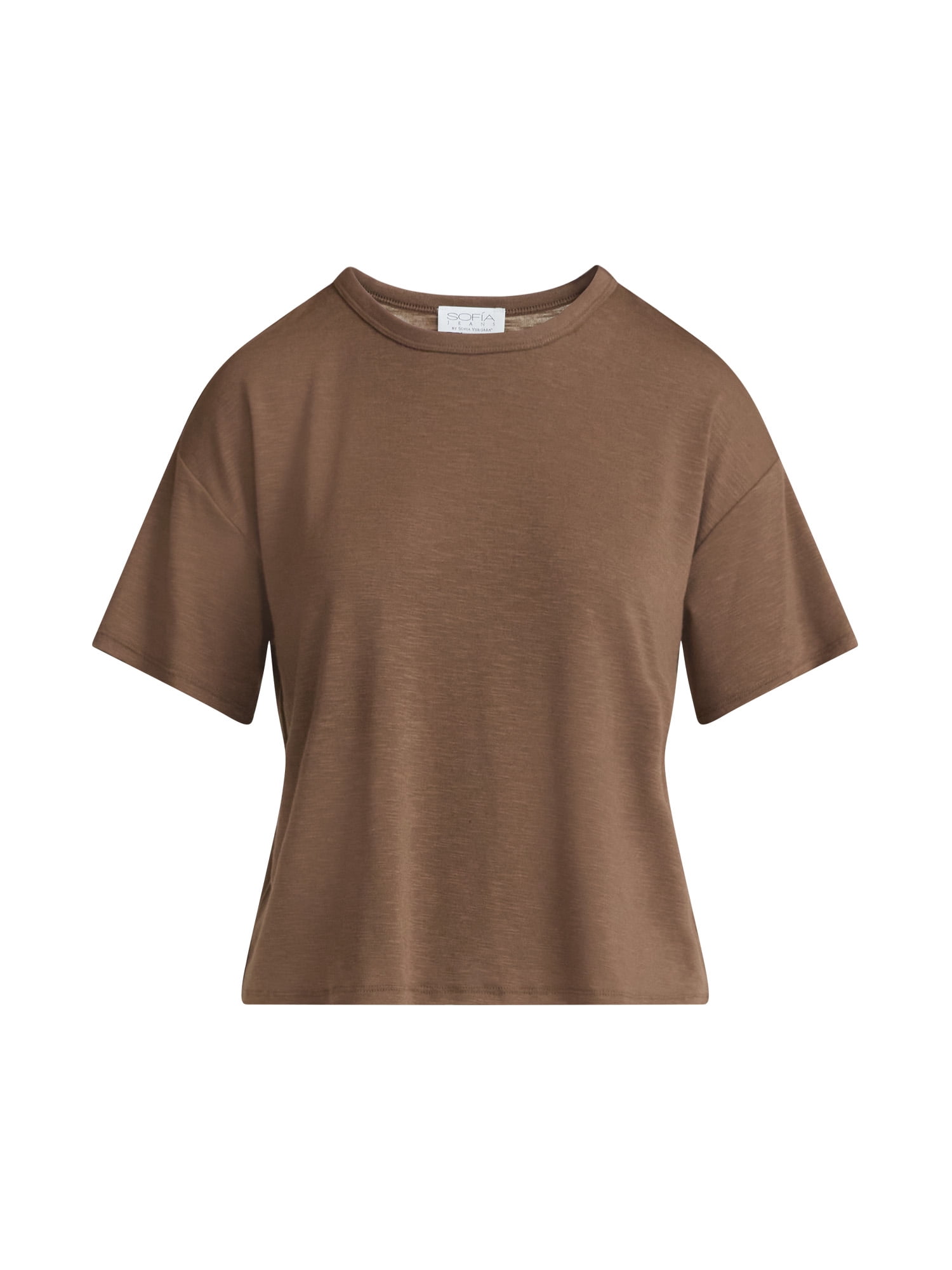 Sofia by Sofia Vergara Women's and Women's Plus Size Sofia Tee with Short Sleeves, Sizes XS-4X