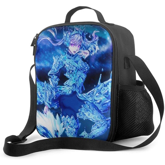 Noelle Silva Black Clover Valkyrie Lunch Box with Padded Insulated Liner Lunch Bag Thermal Cooler Pack