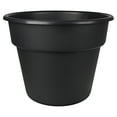 thumbnail image 5 of Mainstays 16-Inch Flint Resin Planter in Rich Black, 5 of 6