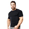 thumbnail image 1 of T-Sleeve Fit Compression T- Shirt Short Sleeve Gynecomastia Undershirt - X-Large, 1 of 2