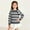 Gray#1, variant on SERTG Boys Girls Striped Knit Sweater Round Neck Long Sleeve Fashion Comfortable Fall Winter Casual Everyday Top for Kids(Blue#1,3-4 Years)