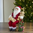 thumbnail image 6 of Northlight 14.75" Santa Claus in a Rocking Chair with Teddy Bears Figurine, 6 of 6