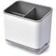 thumbnail image 1 of Estante para cubiertos, escurridor de cubiertos, caja para fregadero, soporte para palillos, cuchara, palillos, tenedor, escurridor, cesta, estante de almacenamiento, caja de almacenamiento - gris, 1 of 5