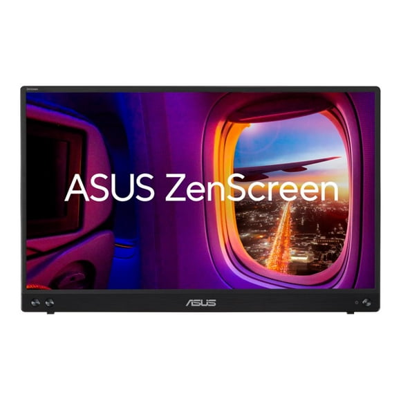ASUS ZenScreen MB16ACVR - LED monitor - 16" (15.6" viewable) - portable - 1920 x 1080 Full HD (1080p) @ 60 Hz - IPS - 250 cd/m�� - 800:1 - 5 ms - USB-C - black