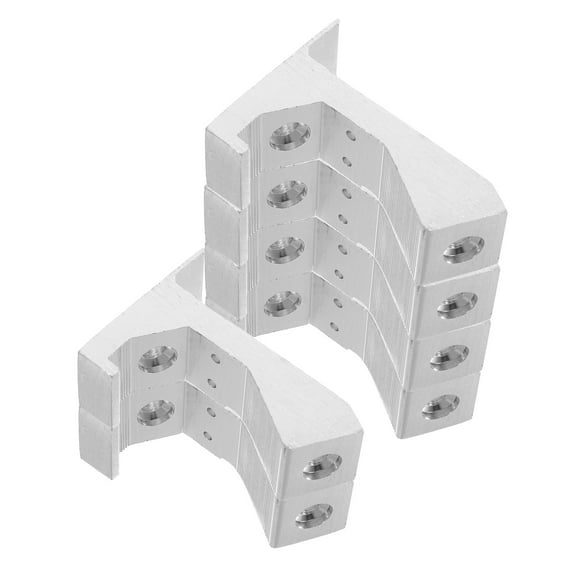 OUNONA 6pcs Aluminum Alloy Wooden Floor Stabilizer Kit Floor Damage Repair Tool Squeaky Floor Repair Floor Gap Fixer No More Repair Tool