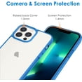 thumbnail image 5 of JETech Case Compatible with iPhone 13 Pro Max 6.7-Inch, Shockproof Phone Bumper Cover, Anti-Scratch Clear Back (Blue), 5 of 6